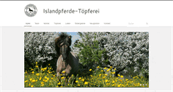 Desktop Screenshot of islandpferde-toepferei.com