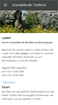 Mobile Screenshot of islandpferde-toepferei.com