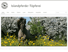 Tablet Screenshot of islandpferde-toepferei.com